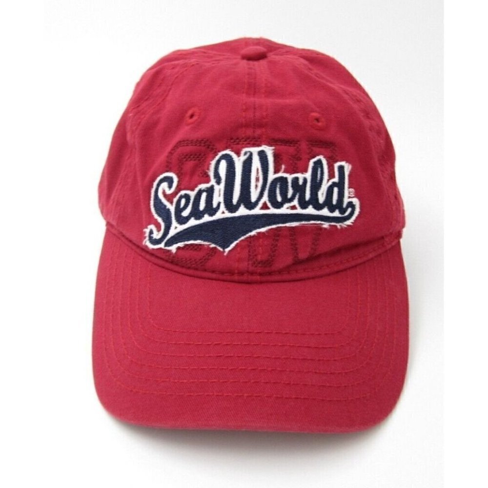 Sea World Since 1964 Red Adjustable Hat